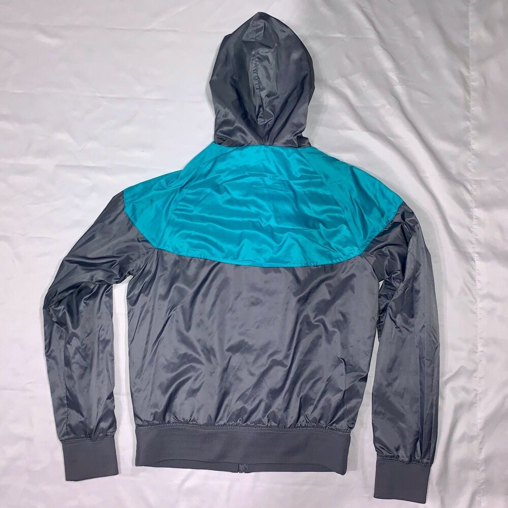 Nike Vintage Rare Windrunner Windbreaker Jacket Green Blue Teal Nylon S - Picture 10 of 10
